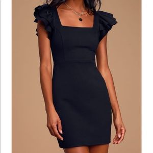 Lulus Elegant Affair black Dress